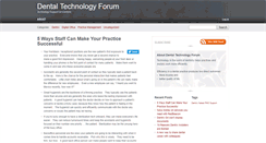 Desktop Screenshot of dentechforum.com